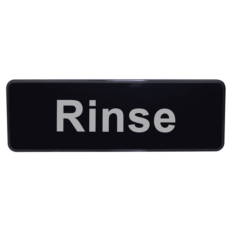 Rinse Sign - 9 x 3