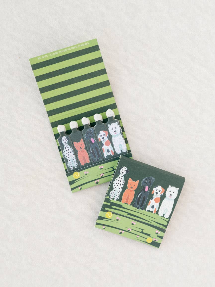 Puppy Pals Printed 10 Stem Matchbook