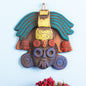 Ah Puch Ceramic Wall Mask Crafted in Mexico - Colorful Ah Puch