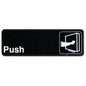 Push Sign - 9 x 3