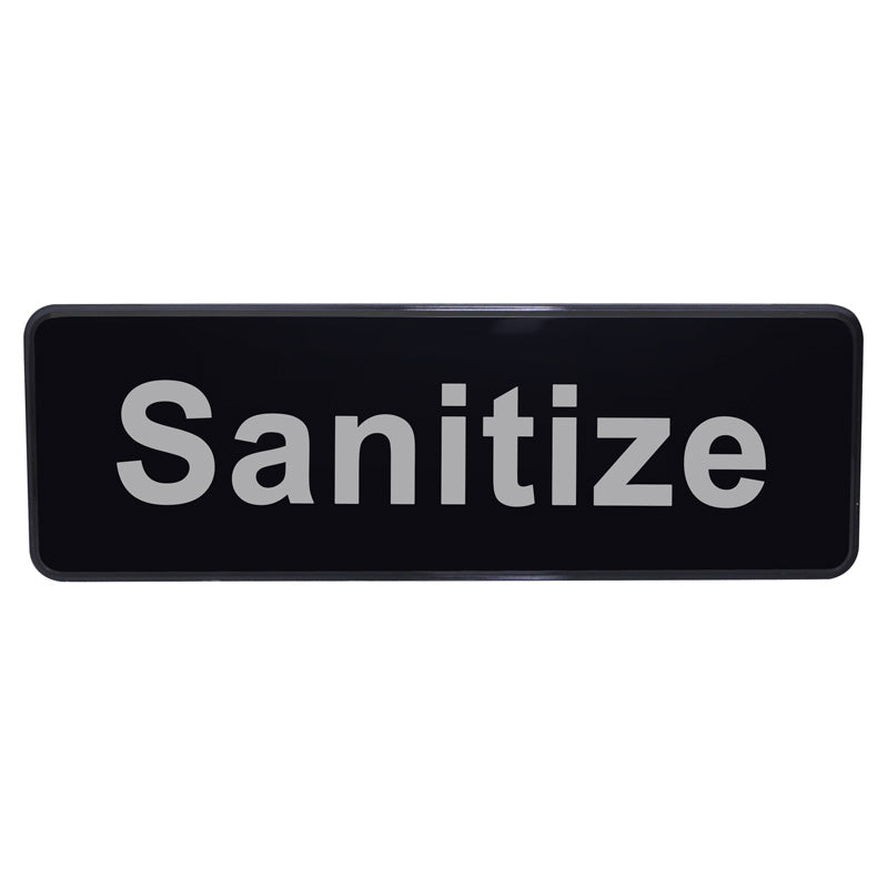 Sanitize Sign - 9 x 3