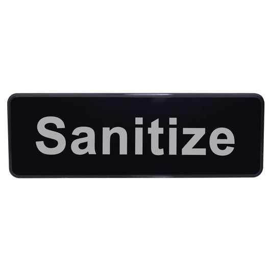 Sanitize Sign - 9 x 3