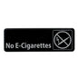 No E-Cigarettes Sign - 9 x 3